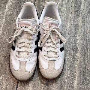 adidas Samba Kids Sneakers White with Black Accents